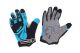 Ръкавици CROSSER RS-537 L дълги пръсти черно/сини