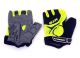 Ръкавици CROSSER CG-501 къси пръсти L черно/зелени