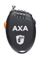Велоключалка с шифър AXA ROLL RETRACTABLE черна