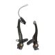 Спирачка V-Brake задна алум. CROSSER TX115C черна без опаковка