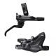 Дискова спирачка сглобен сет Shimano J-KIT DEORE BL-M6100(R) BR-M6100(R) 1700мм черен